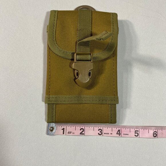 Tactical Molle Phone Pouch Holster Case With Belt Clip Or Hook - 7" x 4" x 1.5" - Picture 1 of 6